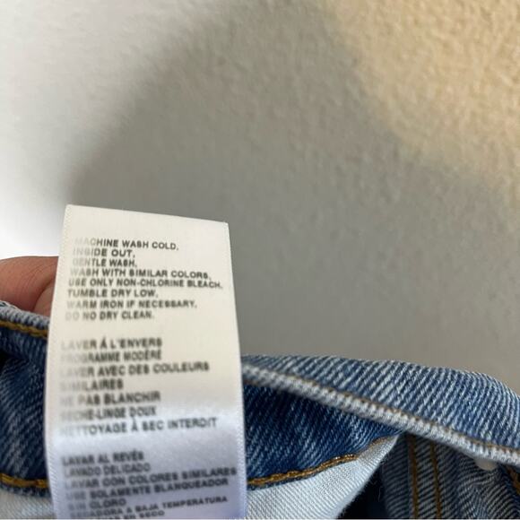 Current Elliot Boyfriend Jeans Distressed Cloudburst Women’s Size 28 - Picture 8 of 8